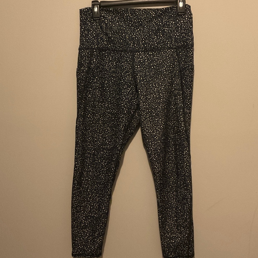 Evolution and Creation Black and White Patterned Leggings